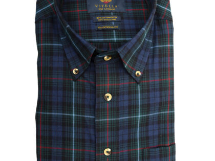 Viyella Long Sleeve Navy Sport Shirt