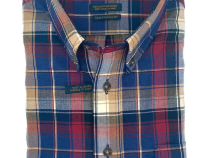 Viyella Long Sleeve Red Plaid Sport Shirt