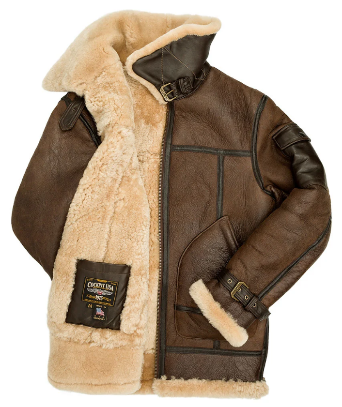 Cockpit USA Super Fortress Shearling Leather Coat