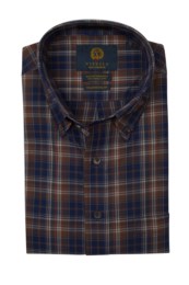 Viyella Long Sleeve 80/20 Taupe Sport Shirt